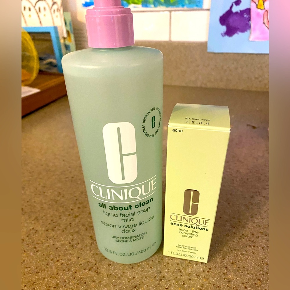 Clinique Face Wash & Serum